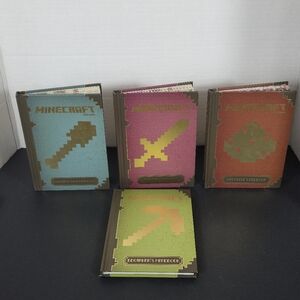 Minecraft Handbook Collection Hardcover Book Set Lot Of 4